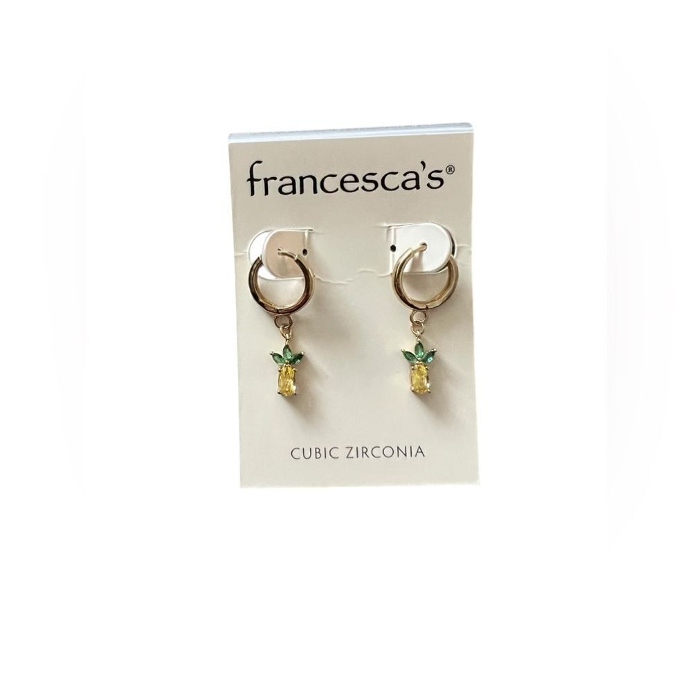 💕FRANCESCAS Pineapple Small Huggies